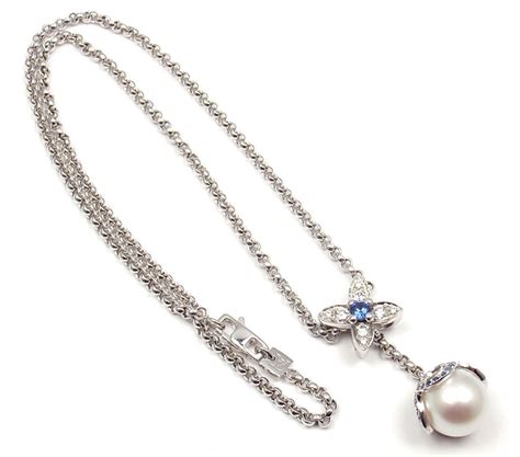 louis vuitton sapphire and diamond necklace|Louis Vuitton jewelry.